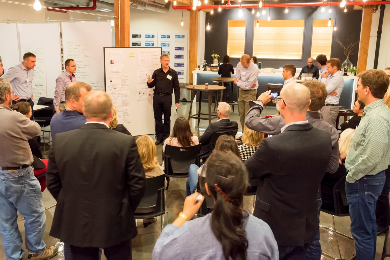 Design for Business in practice, inside a peergroup session